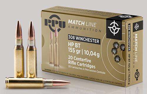 Ammunition TRZ Trading Inc. Ready Series 308Win PRVI .308 WIN. 155GR MATCH HPBT 20RD